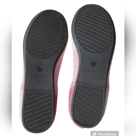 🔥Limited Edition Rothy's Pink Captoe Flats🔥 size 8 - Picture 11 of 13